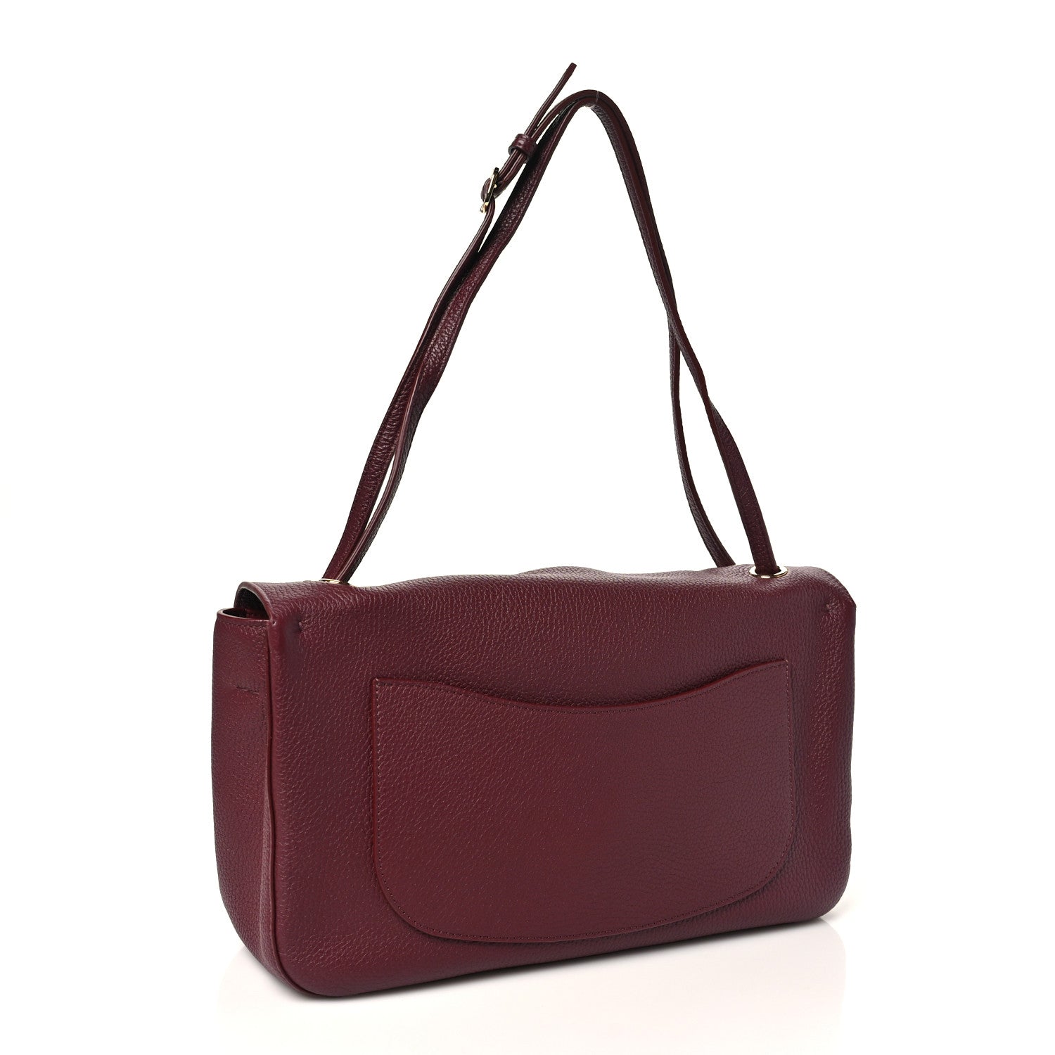 Chanel Grained Calfskin Small Souplissimo Maxi Flap Burgundy 2 of 10
