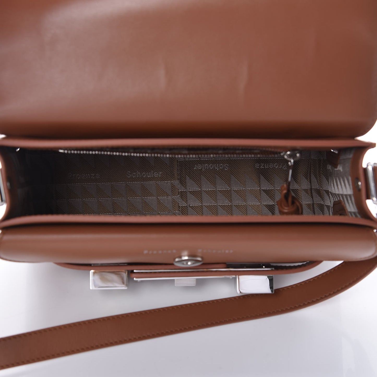 Smooth Calfskin Mini PS11 Classic Shoulder Bag Caramel