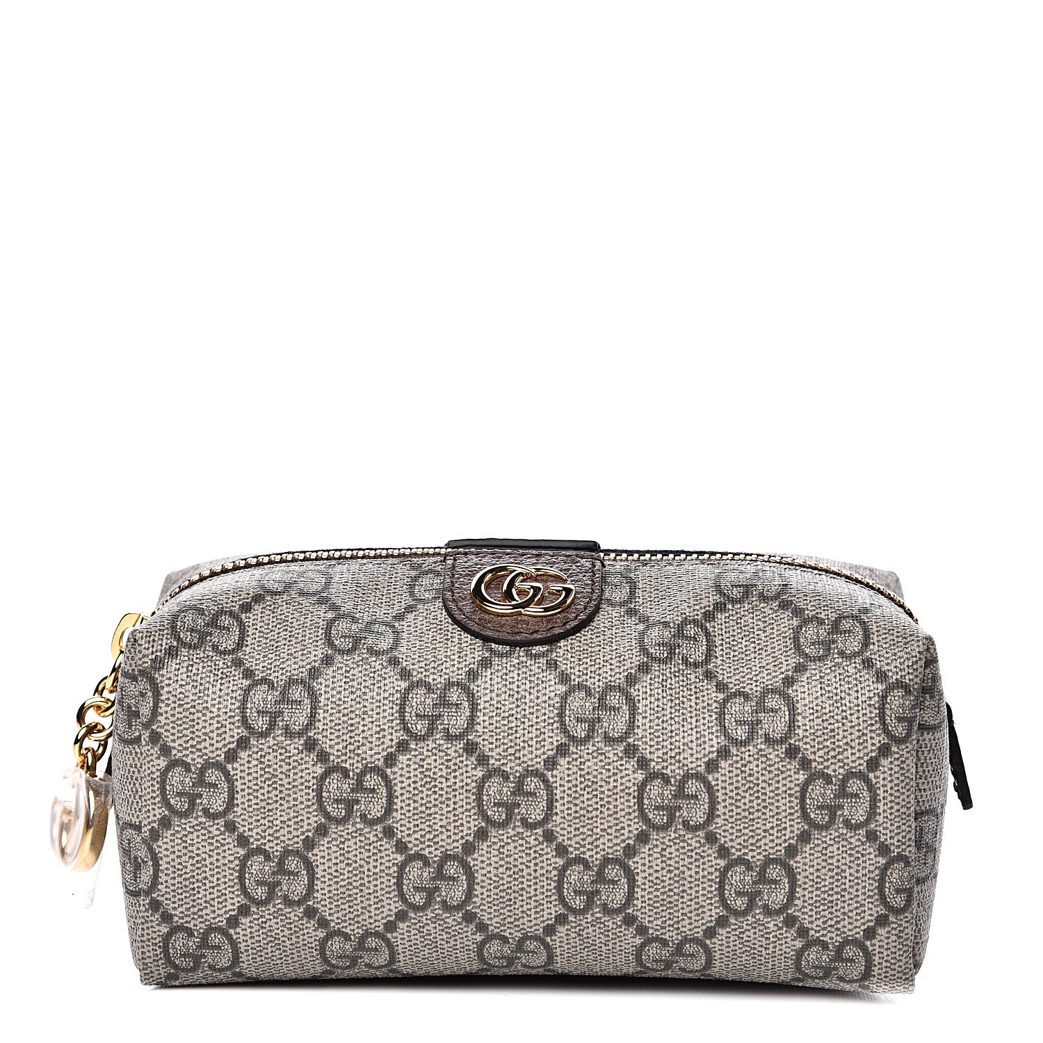 Gucci Soft GG Supreme Monogram Calfskin Small Ophidia Cosmetic Case Beige Ebony New Acero 1 of 9