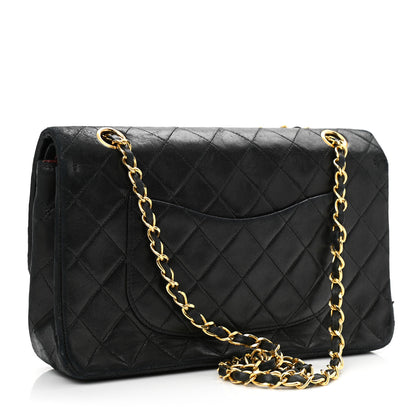 Chanel Lambskin Quilted Medium Double Flap Black 3 of 20