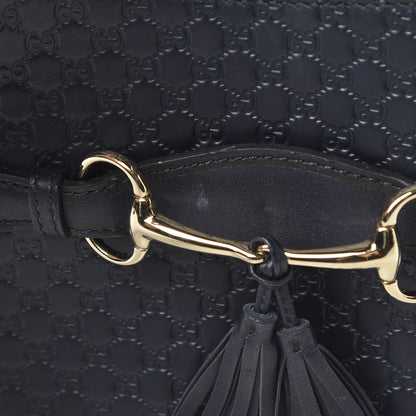 Gucci Soft Microguccissima Medium Emily Chain Shoulder Bag Blue 13 of 14