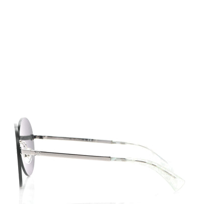 Chanel Mirrored Round Sunglasses 4216 Purple 3 of 7