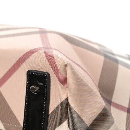 Burberry Nova Check Large Nickie Tote Black 11 of 16