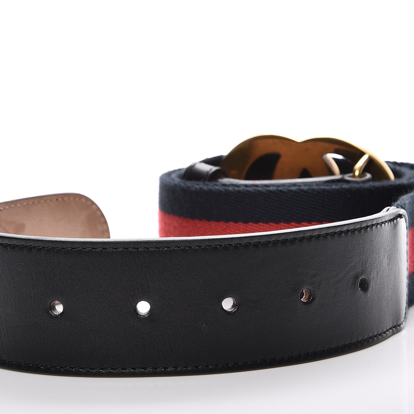 Nylon Calfskin Double G Web 40mm Belt 100 40 Blue Red Black