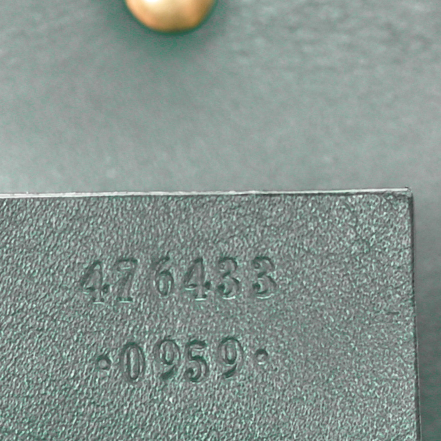 Gucci Calfskin Matelasse Super Mini GG Marmont Shoulder Bag Emerald Green 7 of 11