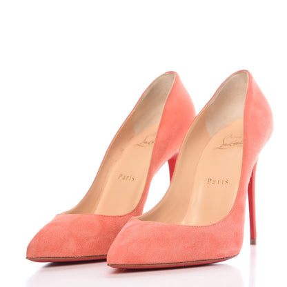 Christian Louboutin Suede Pigalle Follies 100 Pumps 38 Charlotte 3 of 8