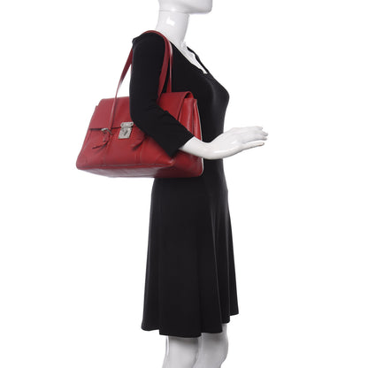 Louis Vuitton Epi Segur MM Rouge 2 of 20