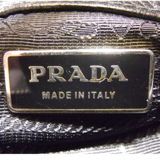 Prada Vitello Daino Shoulder Bag Black 8 of 10