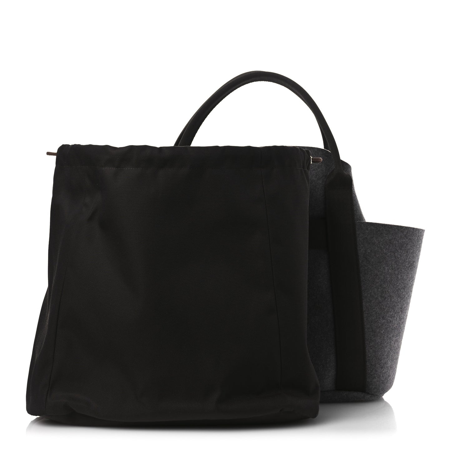 Felt Sac De Pansage Groom Bag Acier