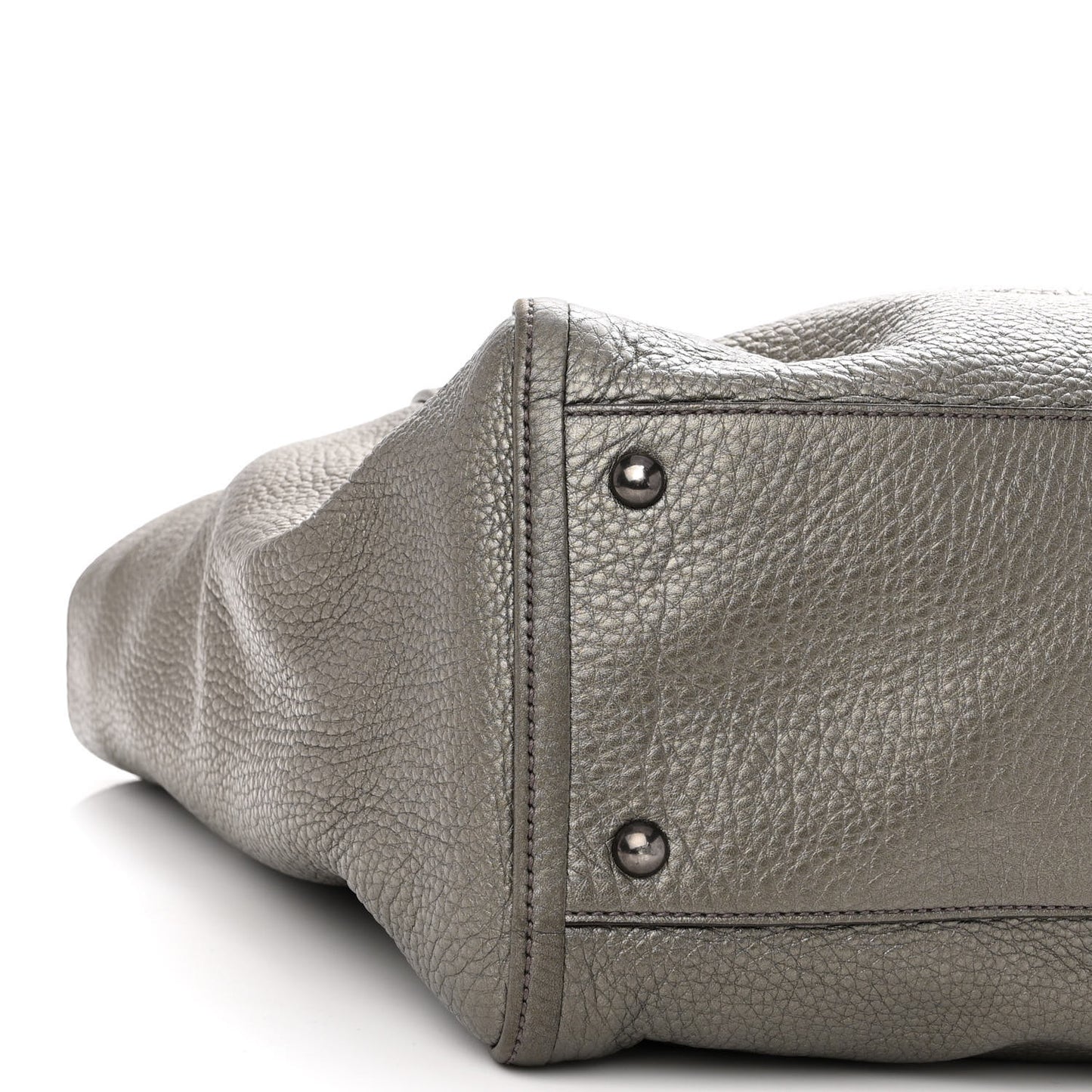 Metallic Cellarius Calfskin Medium Soho Shoulder Bag Sasso