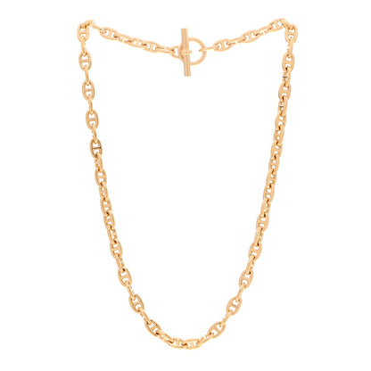 Hermes 18K Yellow Gold TPM Chaine D'Ancre Necklace 3 of 5