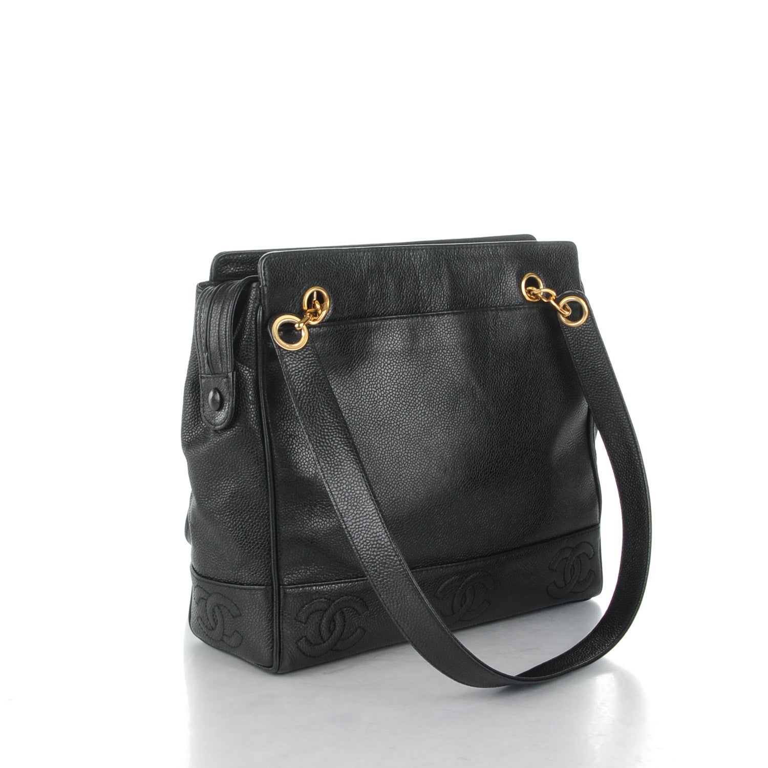 Chanel Caviar Shoulder Bag Black 3 of 8