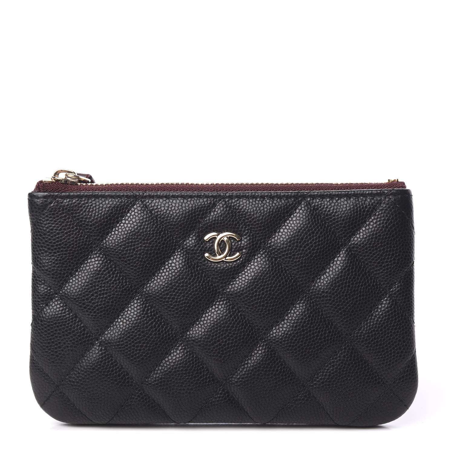 Chanel Caviar Quilted Small Cosmetic Case Black 1 of 7