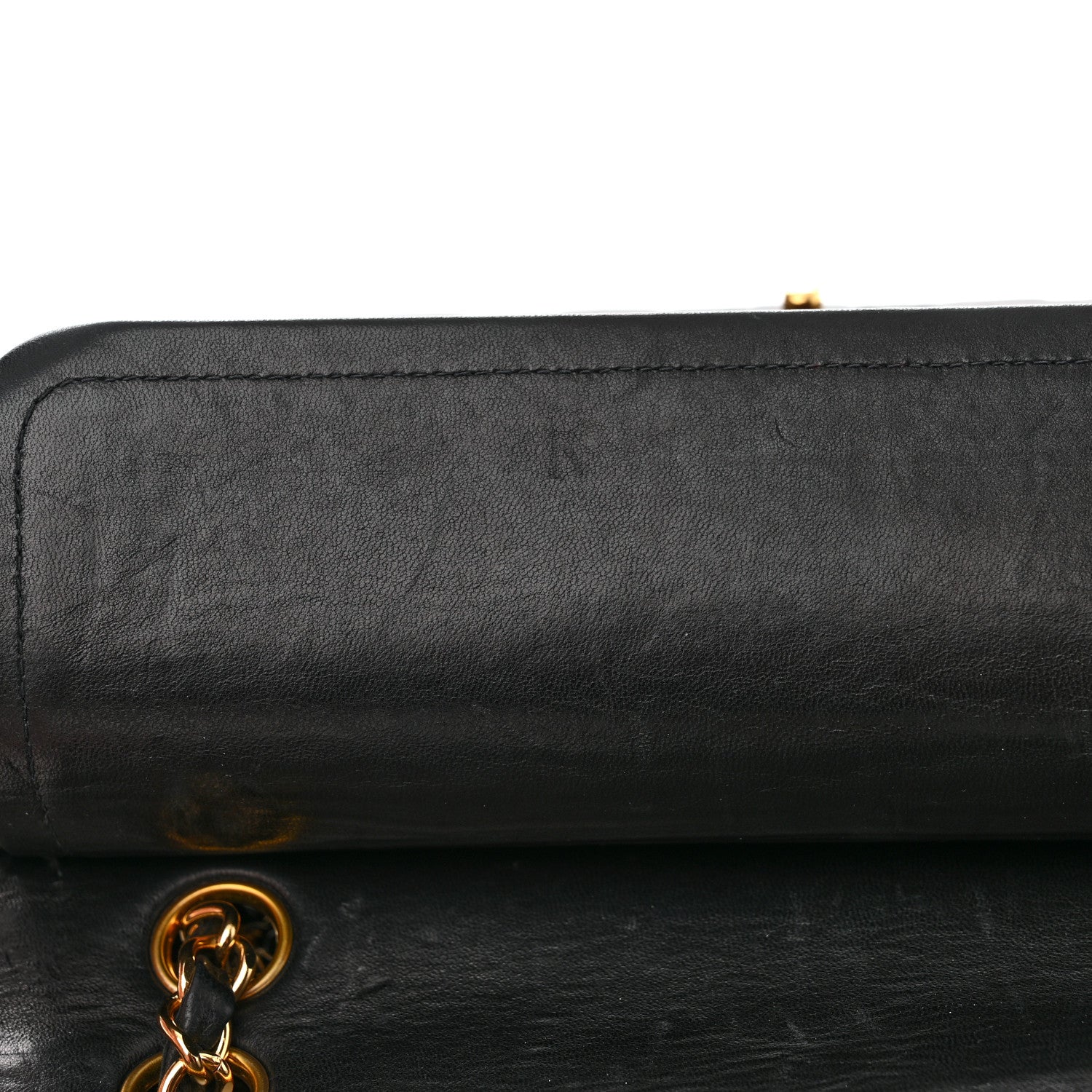 Chanel Lambskin Quilted Small Double Flap Black 12 of 14