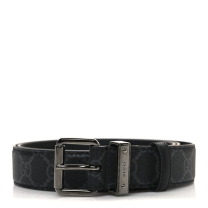 Gucci GG Supreme Monogram 30mm Belt 90 36 Black 1 of 5