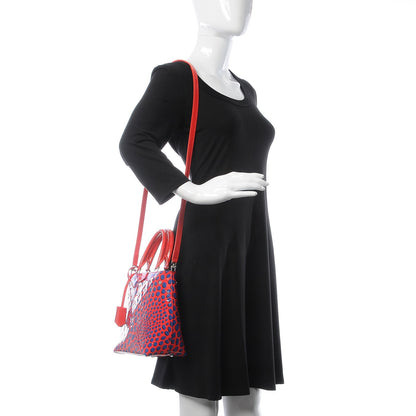 Louis Vuitton Vernis Jungle Dots Open Tote Coquelicot Denim 2 of 7