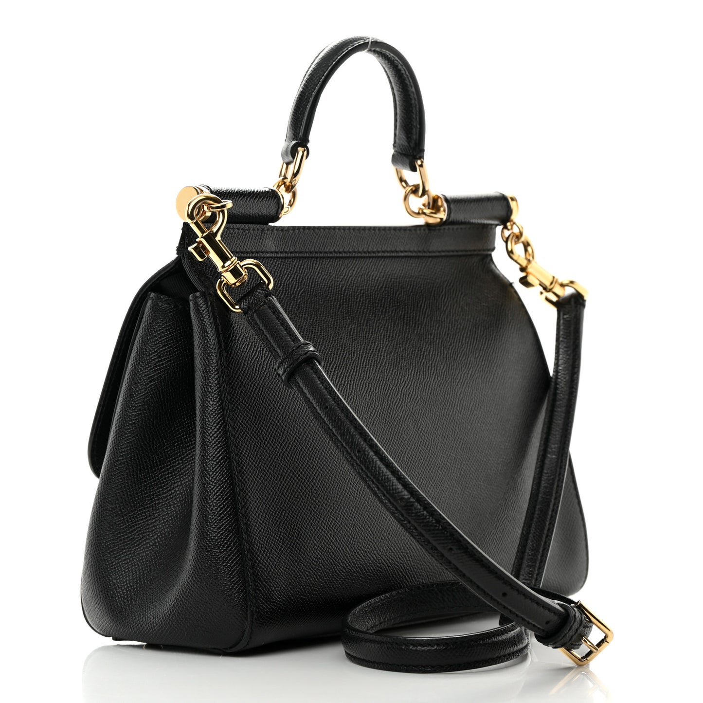 Dauphine Small Miss Sicily Satchel Black