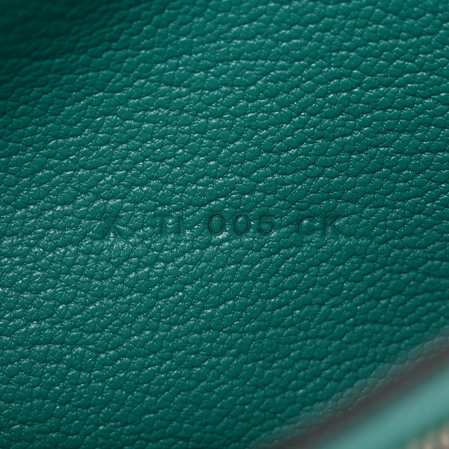 Hermes Chèvre Mysore Bearn Gusset Wallet Bleu Paon 7 of 10