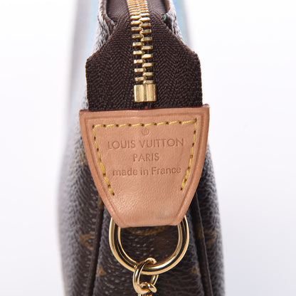 Louis Vuitton Monogram My LV Heritage Mini Pochette Accessories Vert Clair Blue Clair 6 of 10