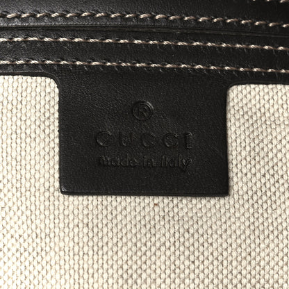 Gucci GG Supreme Monogram Medium Flat Messenger Bag Dark Brown 6 of 10