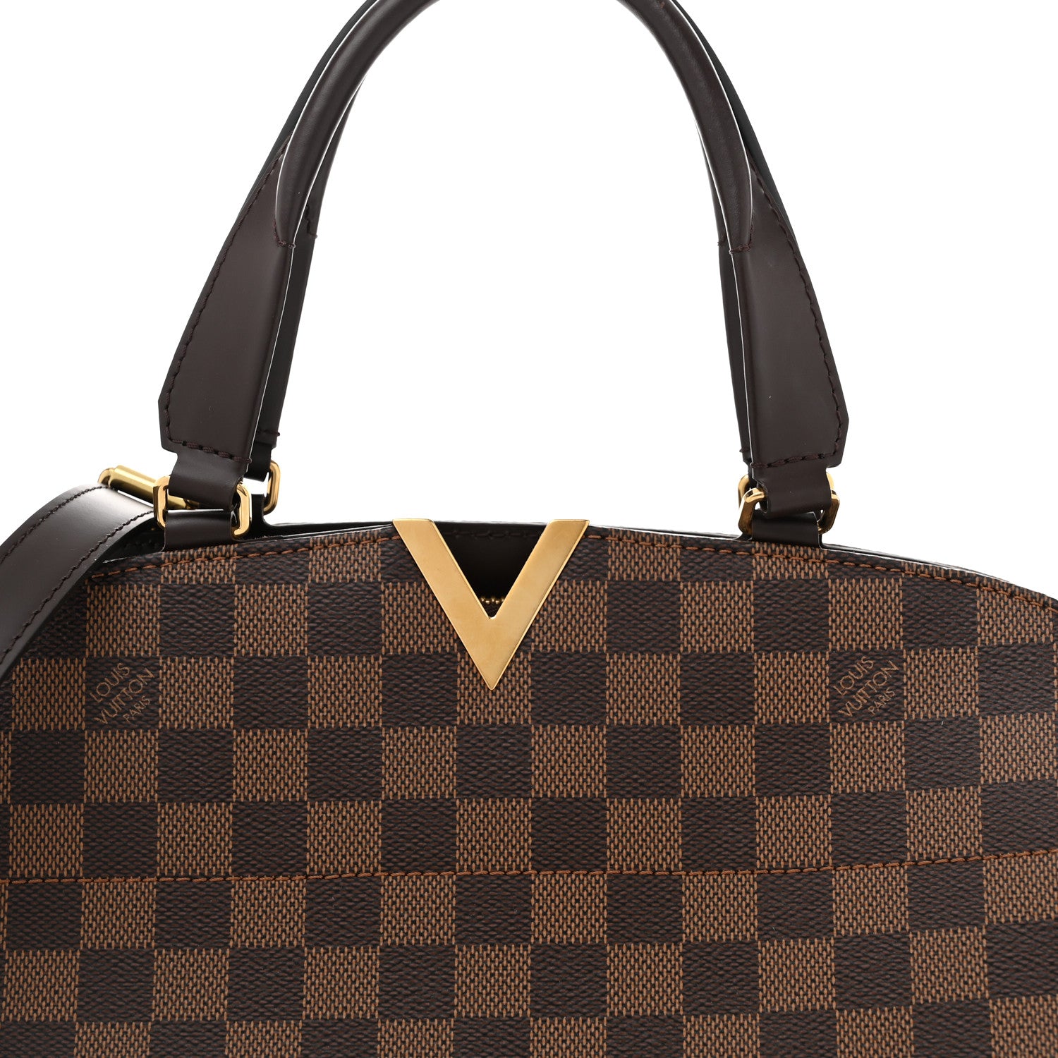 Louis Vuitton Damier Ebene Kensington Bowling Bag 9 of 12