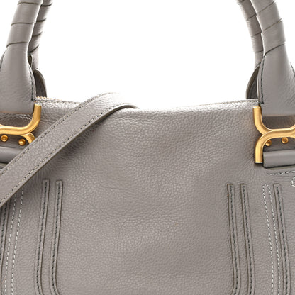 Chloe Calfskin Medium Marcie Satchel Cashmere Grey 8 of 10