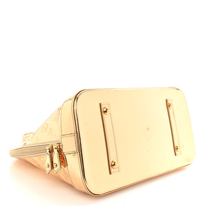 Louis Vuitton Monogram Miroir Alma MM Gold 4 of 12