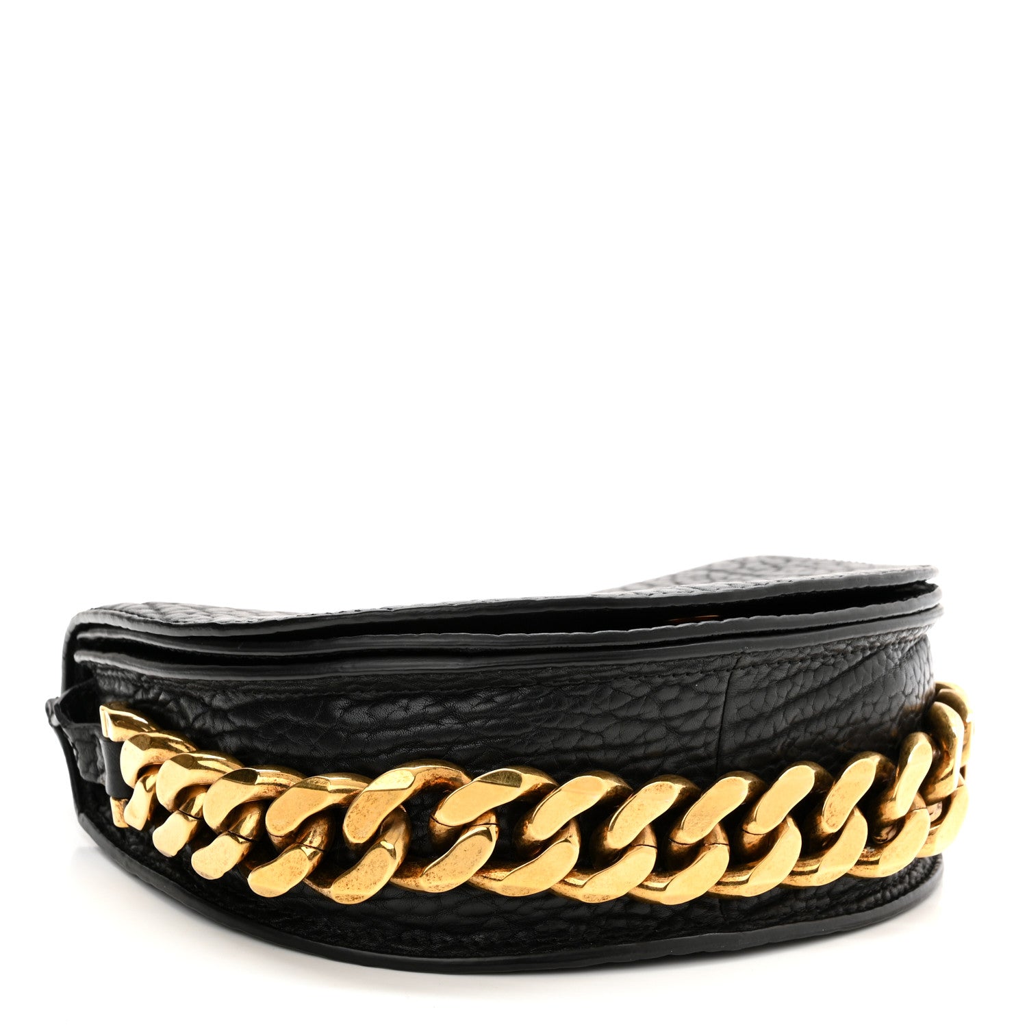 Givenchy Bullhide Mini Infinity Saddle Bag Black 4 of 10