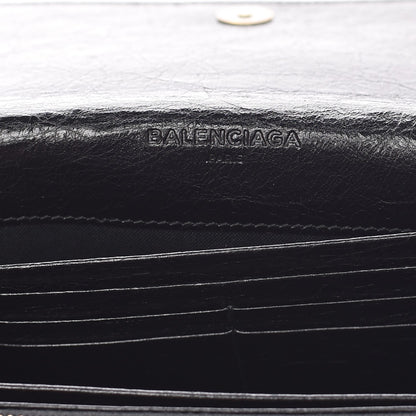 Balenciaga Agneau Classic Hardware Money Wallet Black 6 of 11