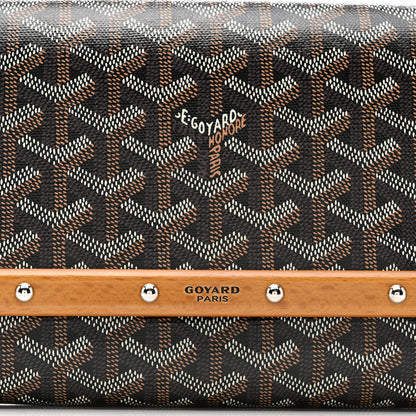 Goyard Goyardine Monte Carlo Bois Clutch With Strap Black 7 of 10