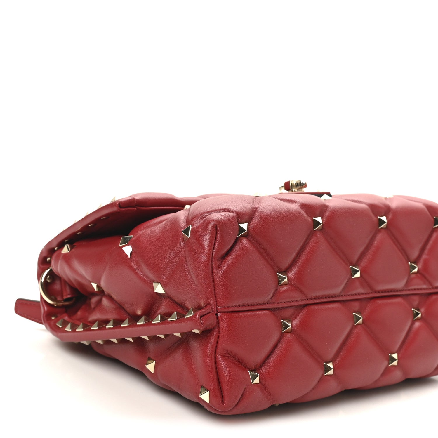 Valentino Garavani Nappa Medium Candystud Top Handle Bag Rosso Valentino 8 of 9