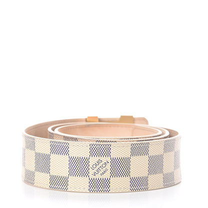 Louis Vuitton Damier Azur LV Initiales Belt 90 36 3 of 8