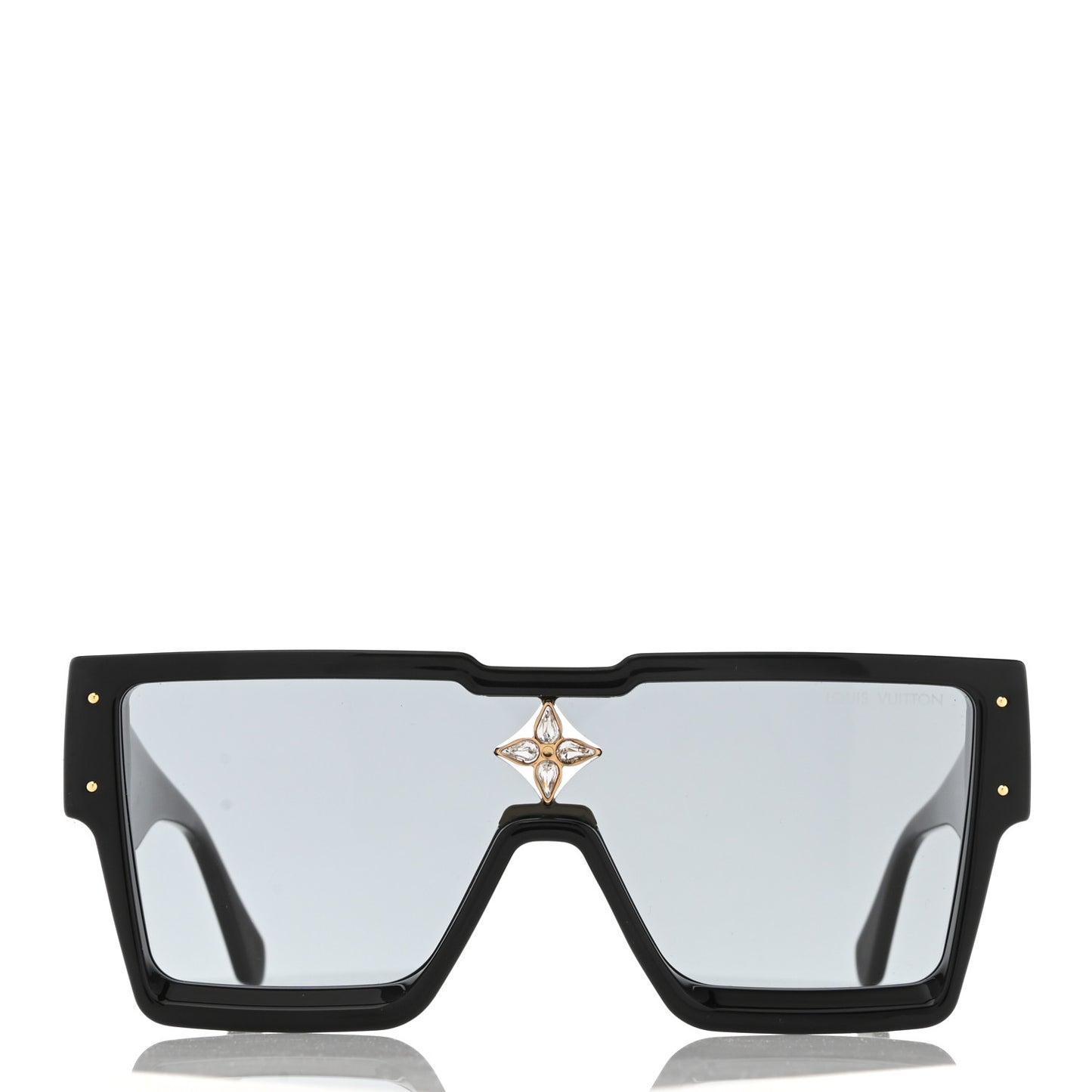 Acetate Swarovski Crystal Cyclone Sunglasses Z1578W Black