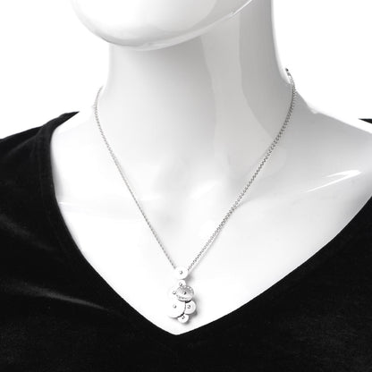 Bulgari 18K White Gold Cicladi Pendant Necklace 2 of 7