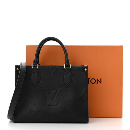 Louis Vuitton Empreinte Monogram Giant Onthego PM Black 11 of 11