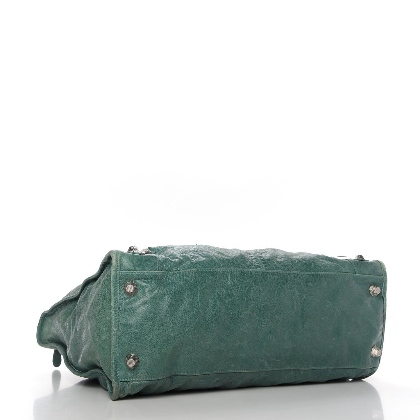 Agneau Giant 21 Silver Hardware Weekender Vert Sauge