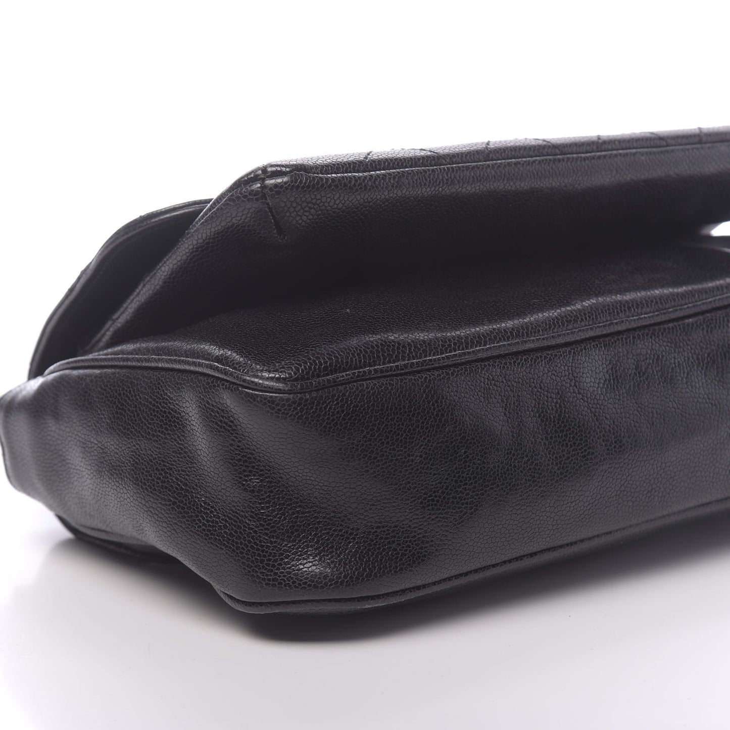 Glazed Caviar Pocket In The City Flap Black