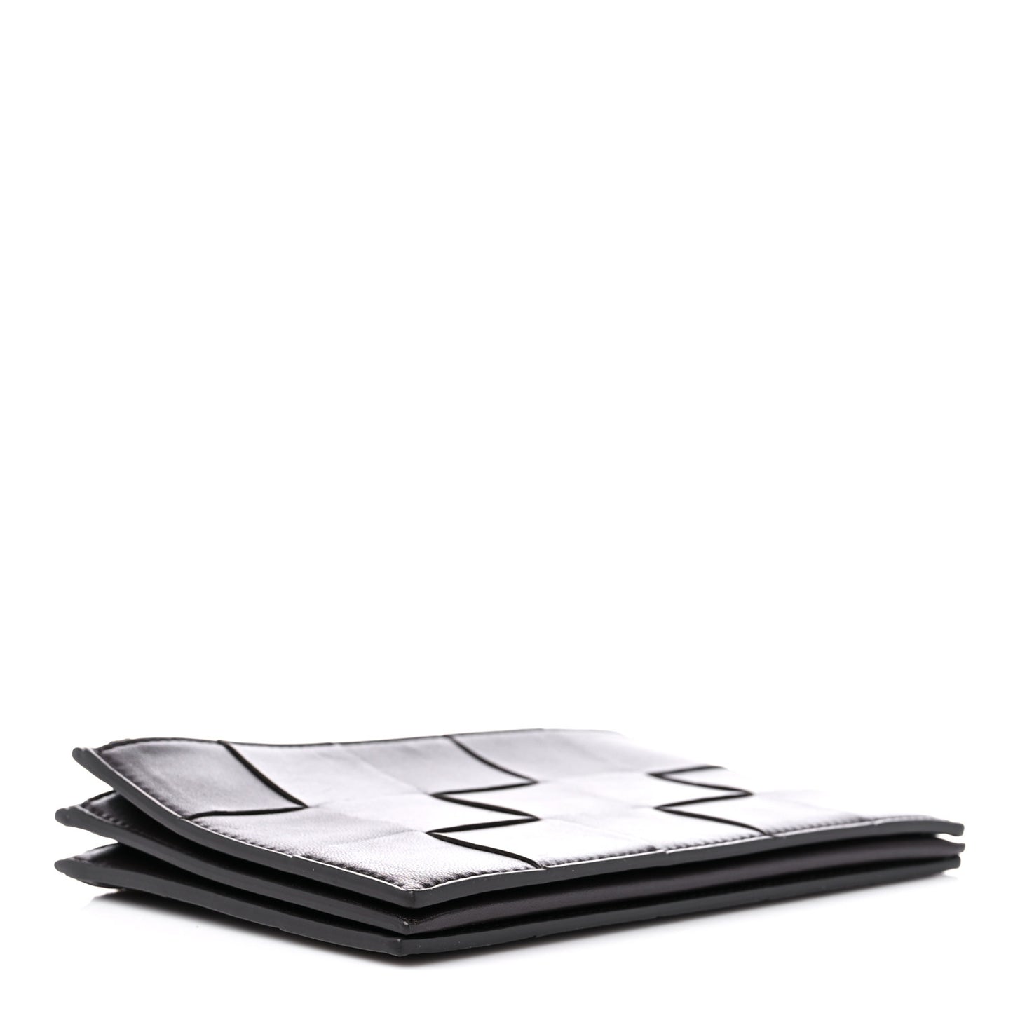 Nappa Maxi Intrecciato Trio Pouch Clutch Fondant
