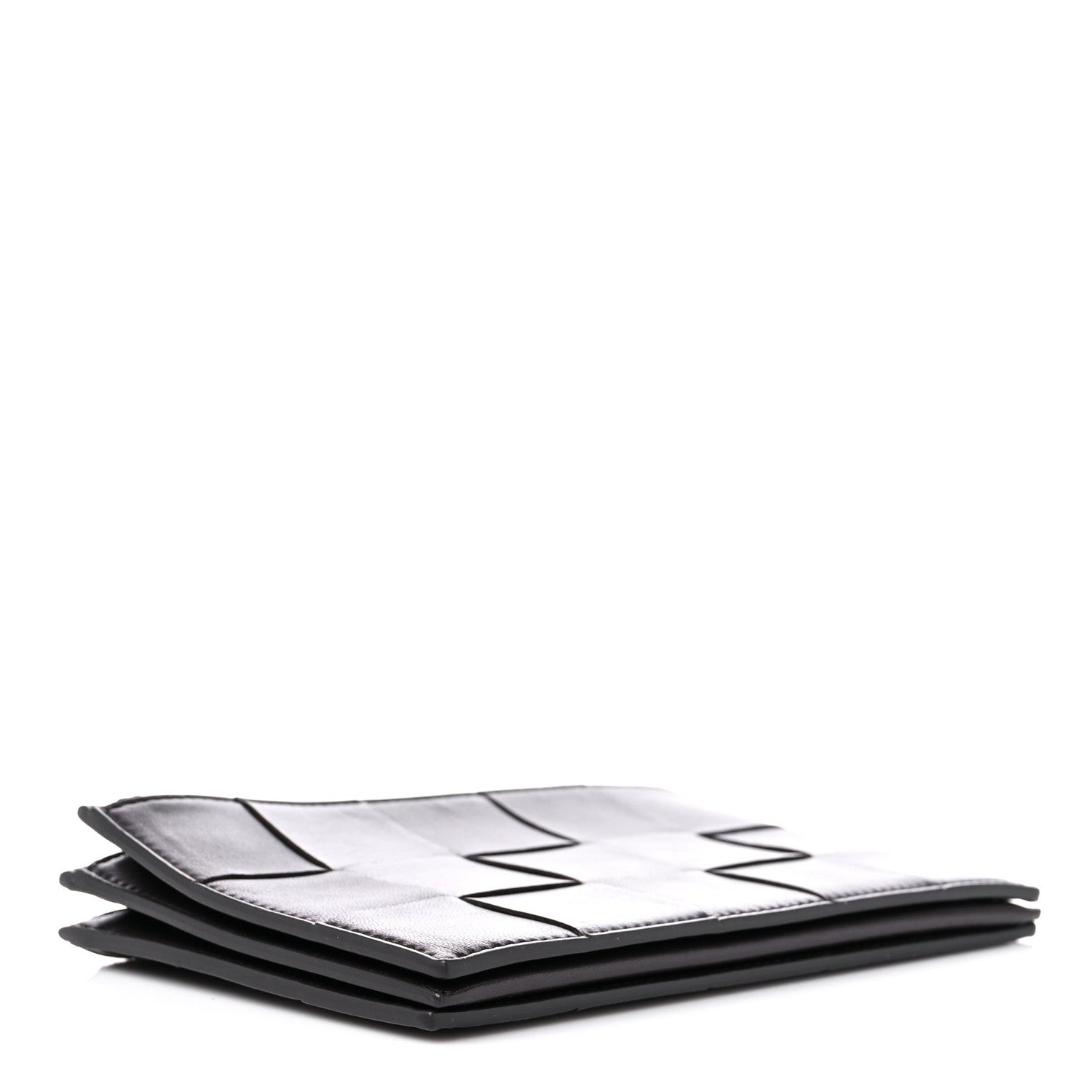 Bottega Veneta Nappa Maxi Intrecciato Trio Pouch Clutch Fondant 4 of 10