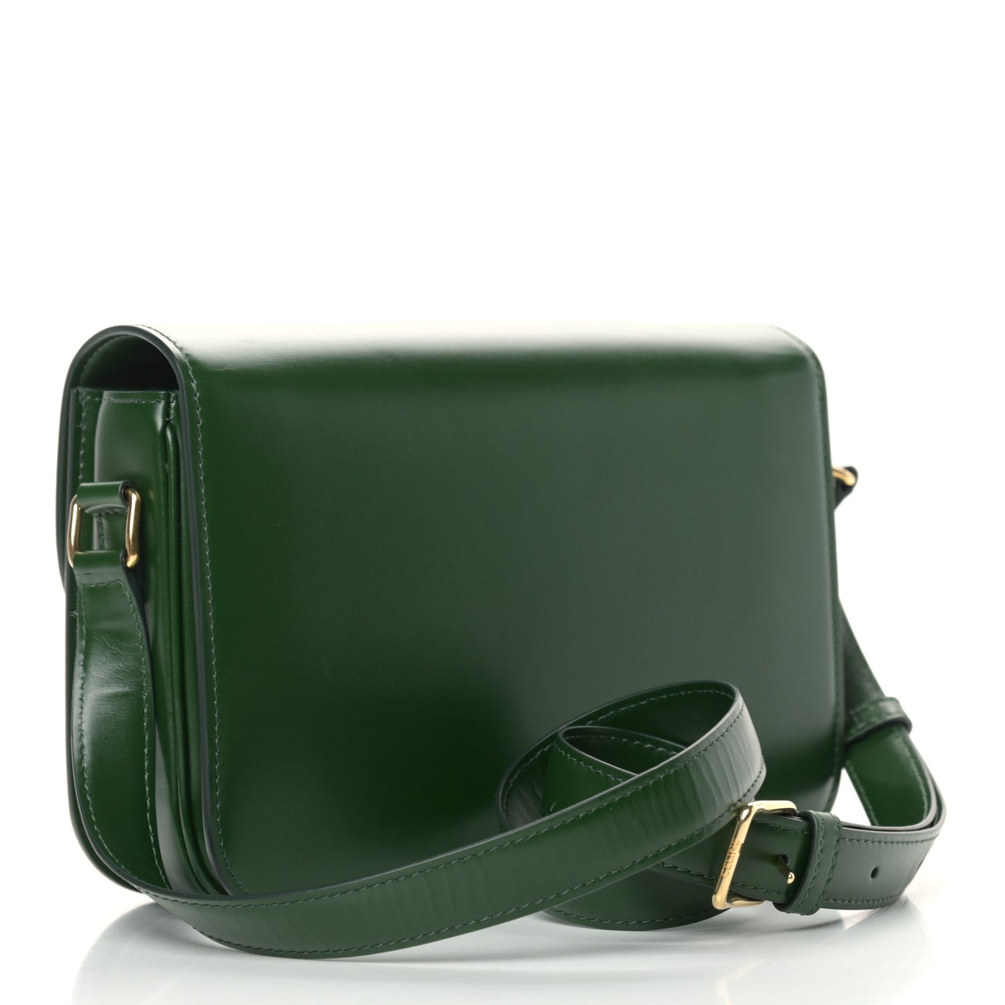 Shiny Calfskin Medium Triomphe Forest