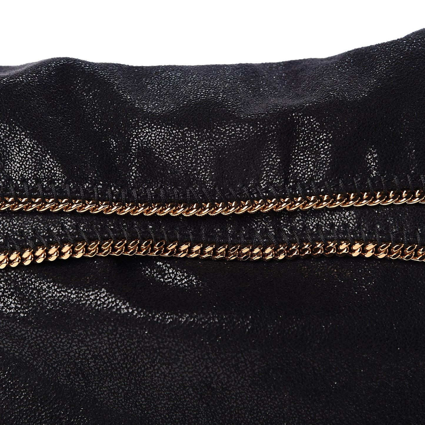 Shaggy Deer Small Falabella Tote Black