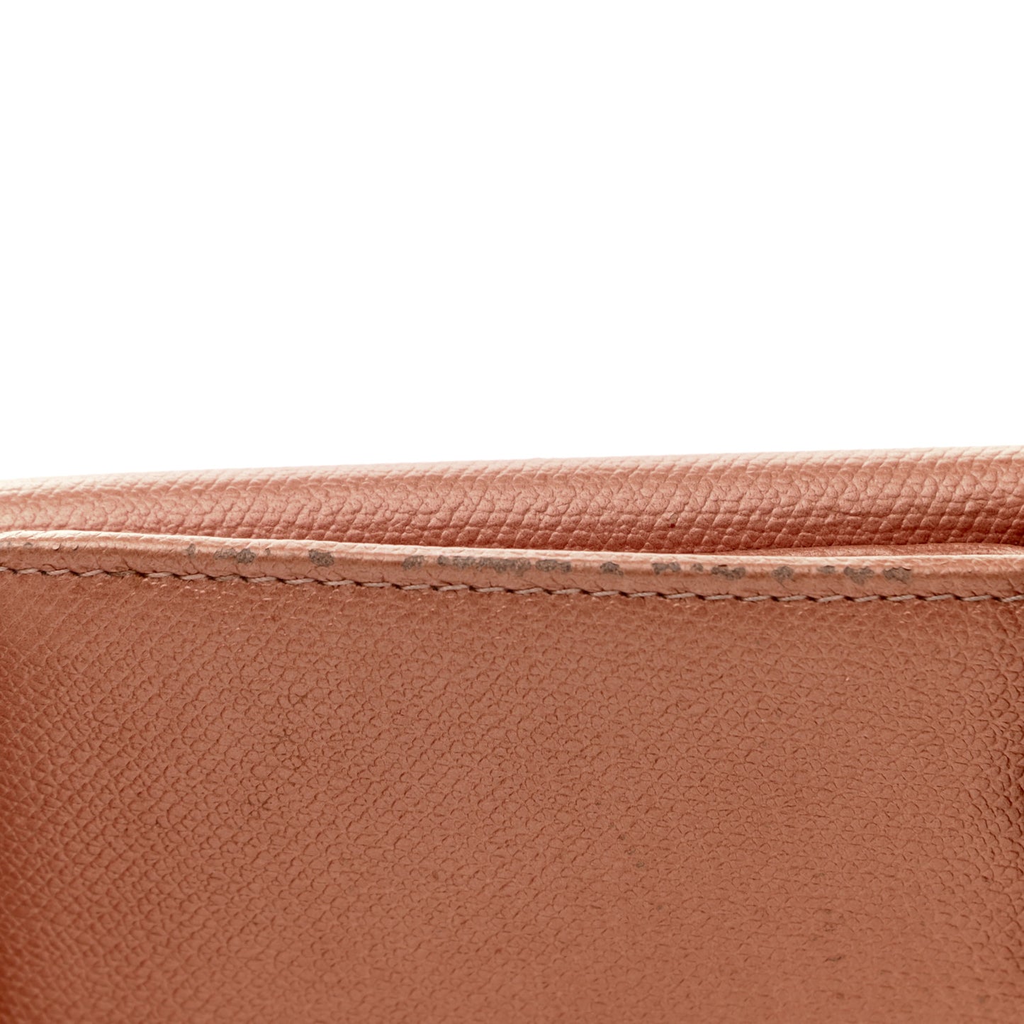 Grained Calfskin CC Button Wallet