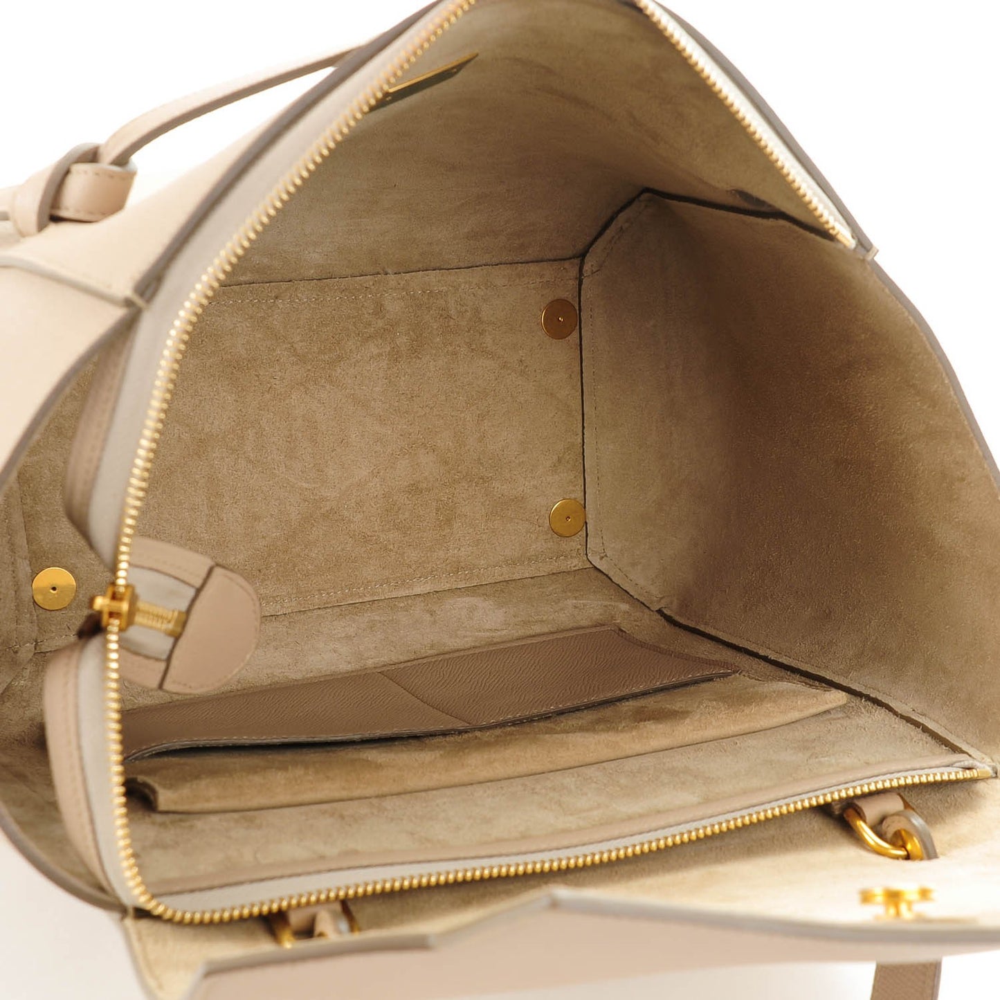 Grained Calfskin Mini Belt Bag Light Taupe