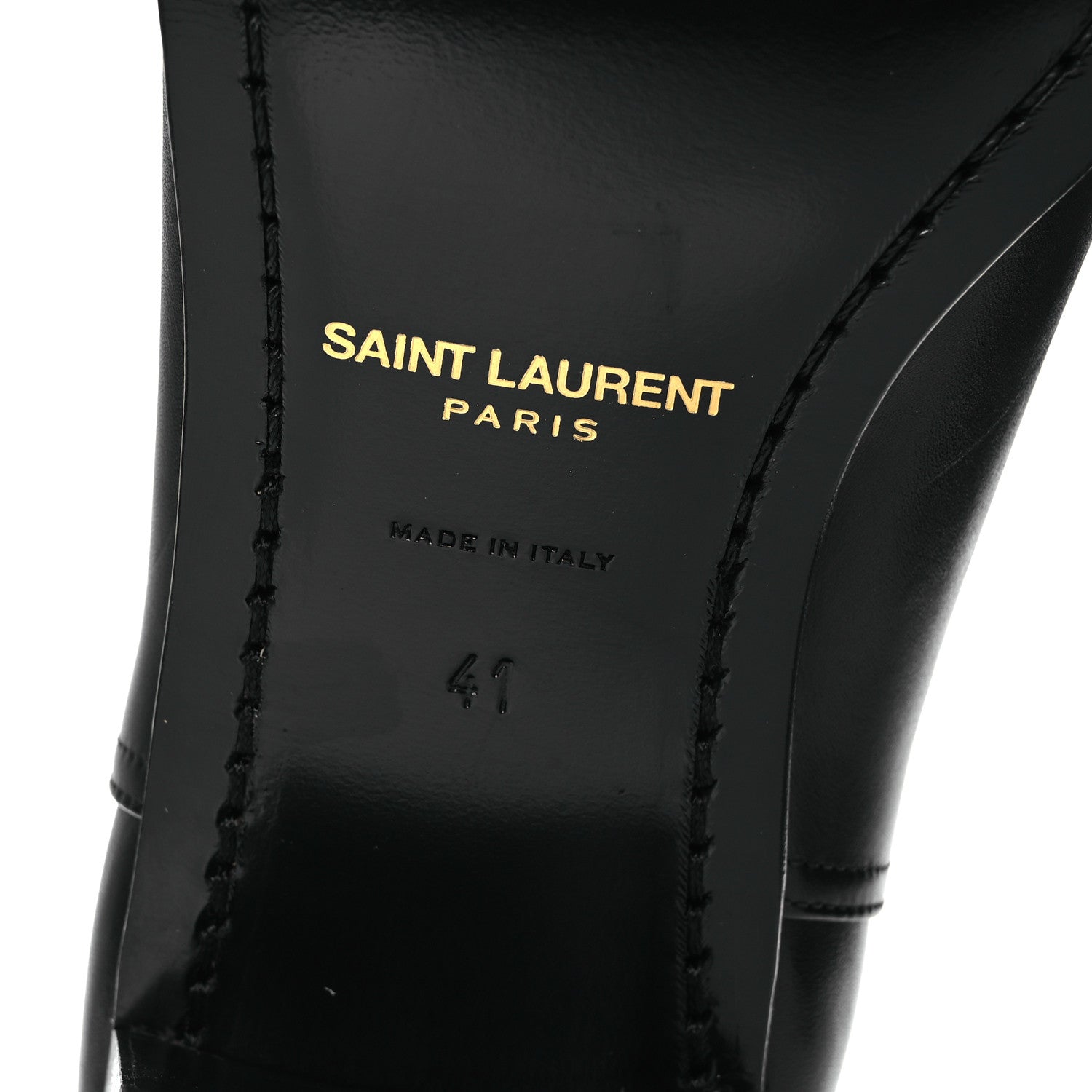 Saint Laurent Calfskin Mens Terry 45 Jodhpur Boots 41 Black 8 of 15