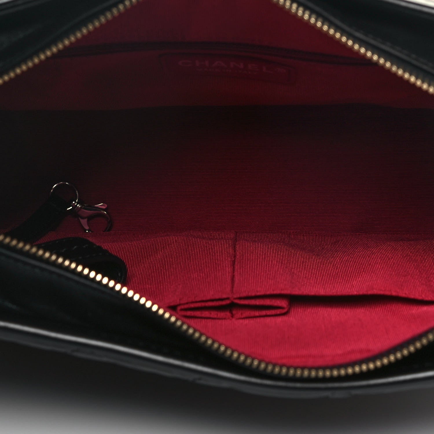 Chanel Aged Calfskin Quilted Medium Gabrielle Hobo Black 5 of 13