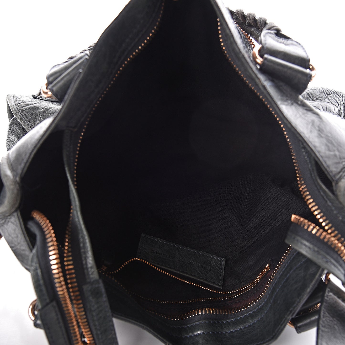Agneau Giant 21 Rose Gold Hardware City Anthracite