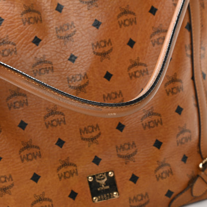 MCM Visetos Shoulder Bag Cognac 14 of 16