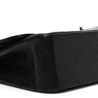Chanel Caviar Quilted Jumbo Double Flap Black 9 of 11