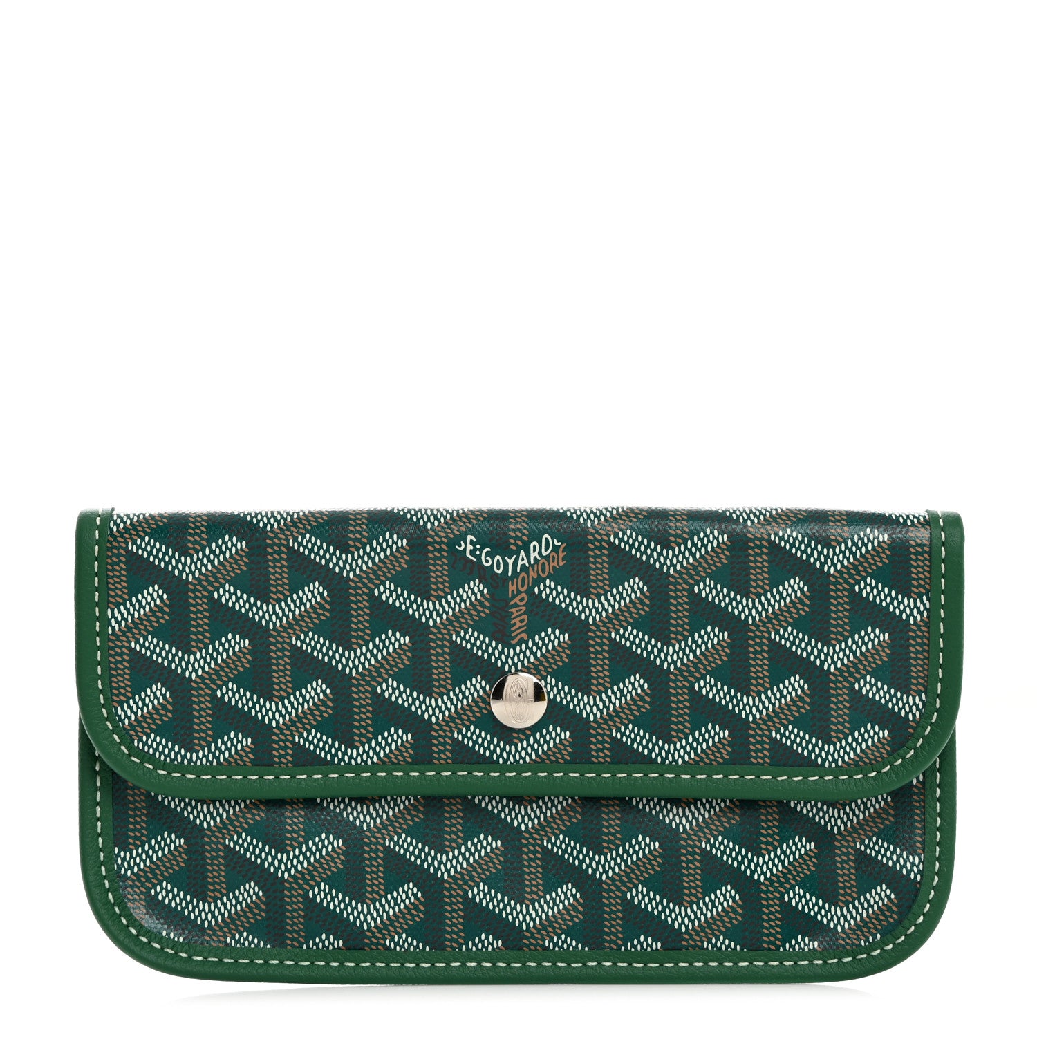 Goyard Goyardine Pouch Green 1 of 6