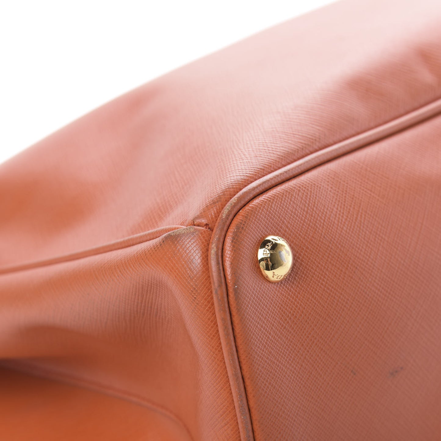Saffiano Lux Extra Large Tote Papaya